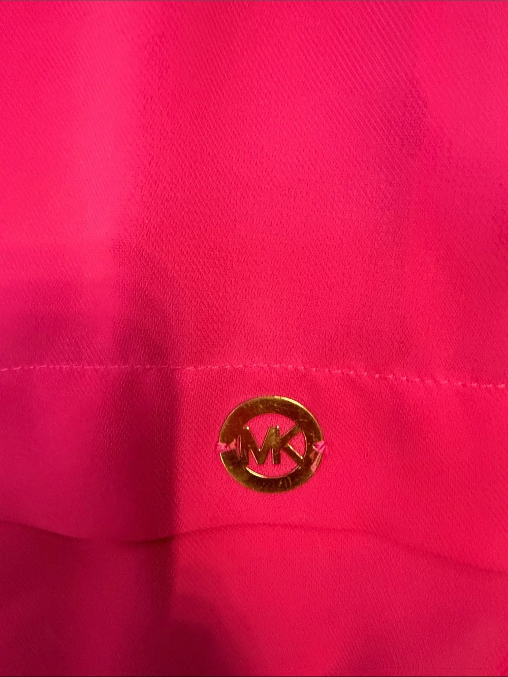 Michael Kors Hot Pink Layered Sleeveless Tank